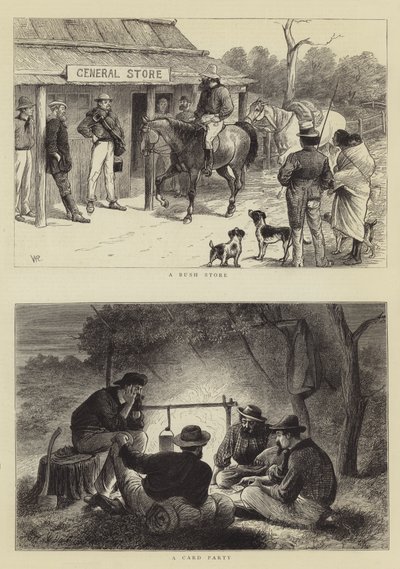 Życie w buszu w Queensland autorstwa William Ralston