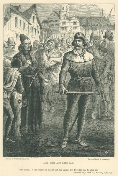 Ilustracja do króla Henryka, część ii autorstwa William Ralston