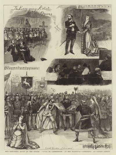 Nasz wyluzowany artysta w operach, Lucia de Lammermoor w Her Majesty