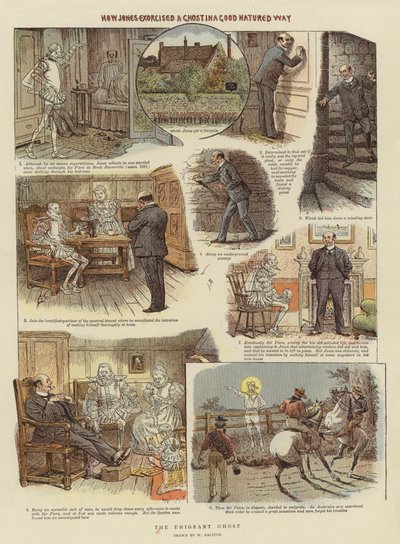 Duch emigranta (chromolitho) autorstwa William Ralston