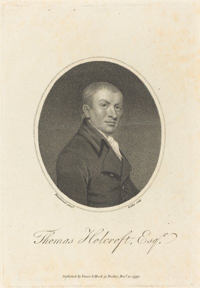 Thomas Holcroft autorstwa William Ridley after Samuel Drummond