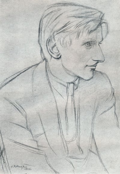 „Edmund Charles Blunden 1896-1974” autorstwa William Rothenstein