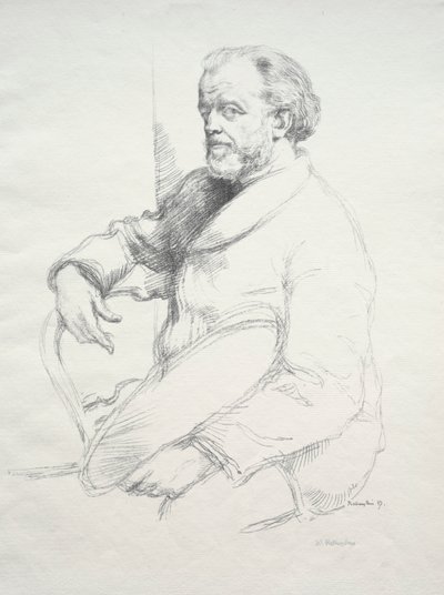 Henri Fantin-Latour, 1897. autorstwa William Rothenstein