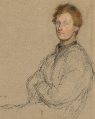 Portret Charlesa Haselwooda Shannona (1863-1937) autorstwa William Rothenstein