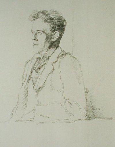 Portret Hilaire Belloca (1870-1953) autorstwa William Rothenstein