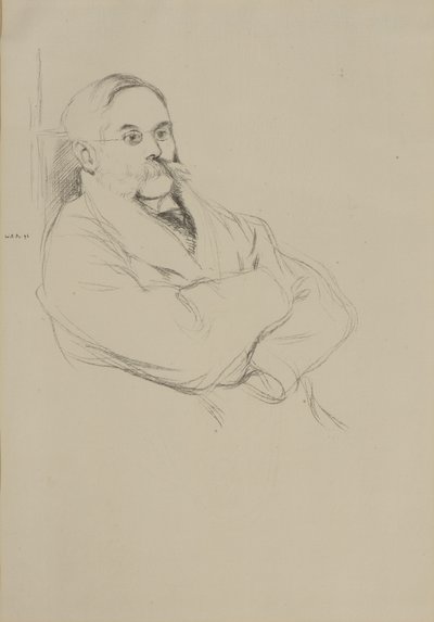 Portret Moritza Rothensteina autorstwa William Rothenstein