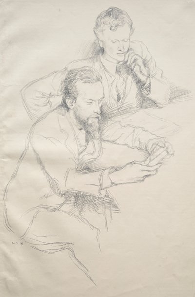 Ricketts i Shannon autorstwa William Rothenstein