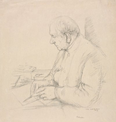 Sir Francis Seymour Haden, 1897. autorstwa William Rothenstein