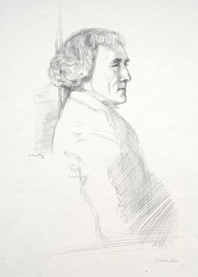 Sir Henry Irving, 1898. autorstwa William Rothenstein