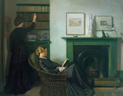 Czytelnicy Browninga autorstwa William Rothenstein