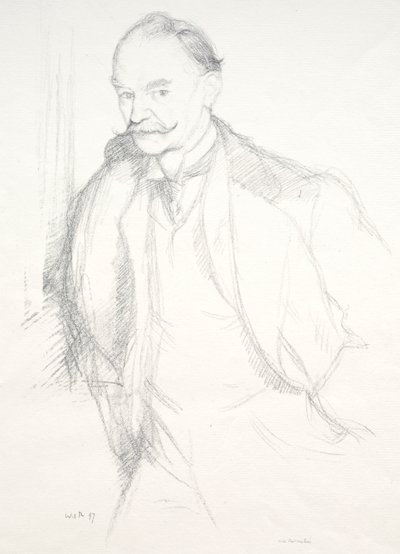Thomas Hardy, 1897. autorstwa William Rothenstein