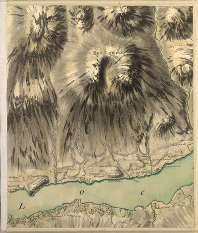 Roy Military Survey of Scotland autorstwa William Roy