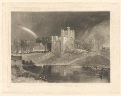 Brougham Castle, w pobliżu skrzyżowania rzek Eamont i Lowther autorstwa William Say