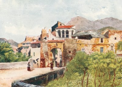 Wejście do Toirano (kolorowa litografia) autorstwa William Scott