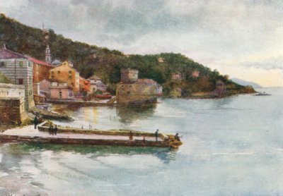 Rapallo (druk kolorowy) autorstwa William Scott