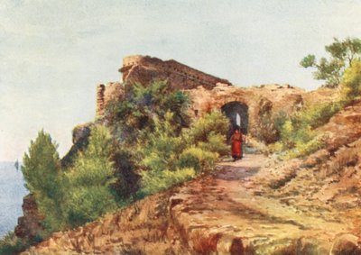 Santa Croce, niedaleko Alassio (kolorowa litografia) autorstwa William Scott