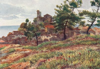 Stare Miasto, Cannes (kolorowa litografia) autorstwa William Scott