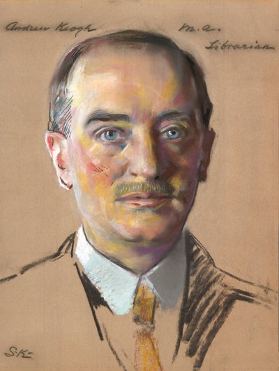 Andrew Keogh, MA 1904, bibliotekarz 1916- autorstwa William Sergeant Kendall