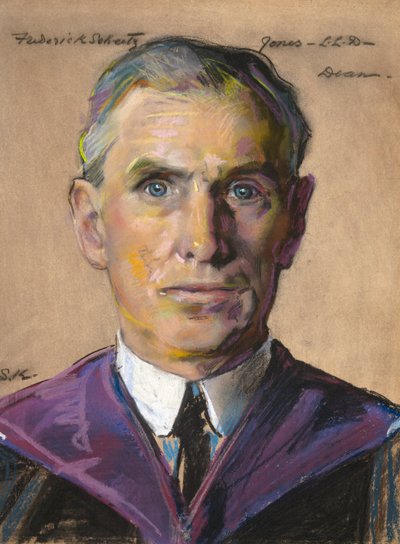 Frederick S. Jones: BA 1884, Dziekan Yale College 1909- autorstwa William Sergeant Kendall