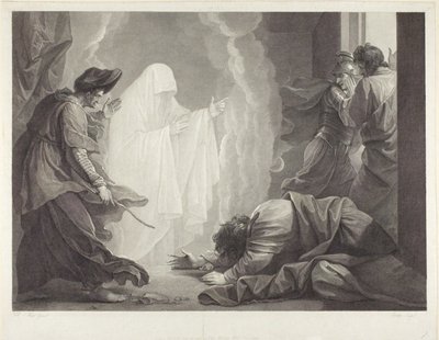 Saul i wiedźma z Endor autorstwa William Sharp