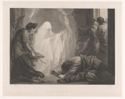 Saul i wiedźma z Endor autorstwa William Sharp