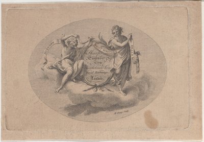 Karta handlowa dla Williama Sharpa, grawera, XIX wiek. autorstwa William Sharp