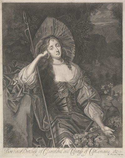 Barbara, księżna Cleaveland jako pasterka autorstwa William Sherwin