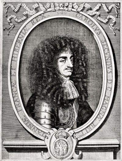 Karol II, król Wielkiej Brytanii i Irlandii, XIX wiek autorstwa William Sherwin