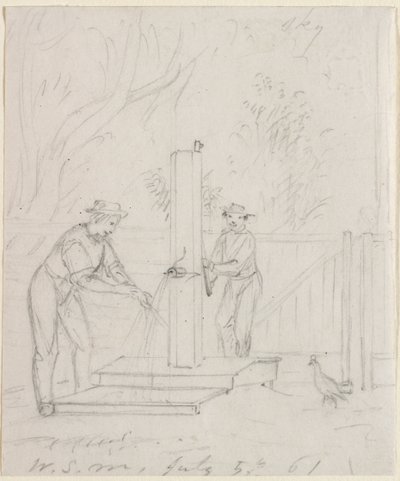 Przy pompie autorstwa William Sidney Mount