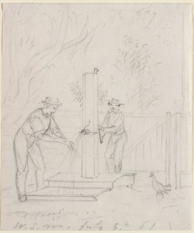 Przy pompie, 1861. autorstwa William Sidney Mount