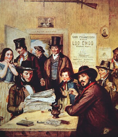 „Wiadomości z Kalifornii” autorstwa William Sidney Mount
