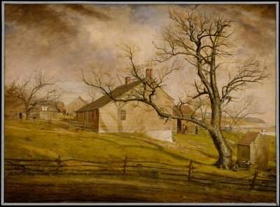 Domy wiejskie na Long Island autorstwa William Sidney Mount