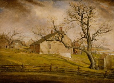 Domy na Long Island autorstwa William Sidney Mount