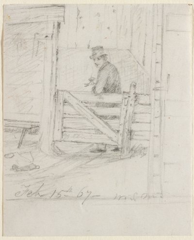 Odpoczynek na płocie autorstwa William Sidney Mount