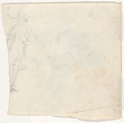 Szkic stojącego mężczyzny [verso] autorstwa William Sidney Mount