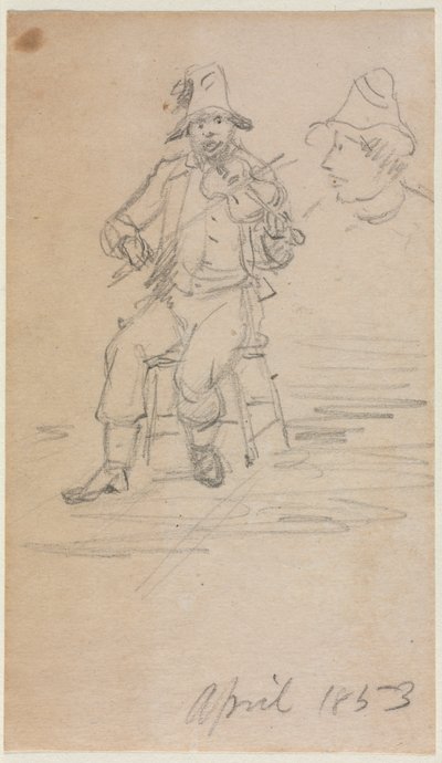 Skrzypek żebrak, 1853. autorstwa William Sidney Mount