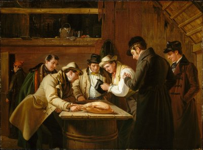 Loteria (Loteria o gęś) autorstwa William Sidney Mount