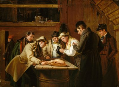 Loteria (Loteria dla gęsi) autorstwa William Sidney Mount