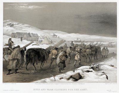 Wojska brytyjskie na drodze do Sewastopola, 1855 autorstwa William Crimea Simpson