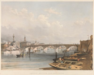 London Bridge z góry Bridge autorstwa William Simpson