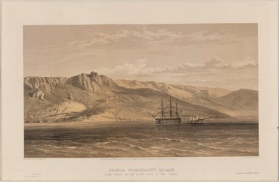 Widok pałacu Woroncowa, 1855 autorstwa William Crimea Simpson