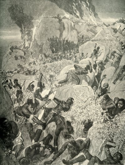 „Nalot na Matabele w Mashonalandzie”, 1900. autorstwa William Small