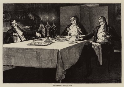 Ilustracja przedstawiająca Thirlby Hall, autorstwa W E Norrisa. autorstwa William Small
