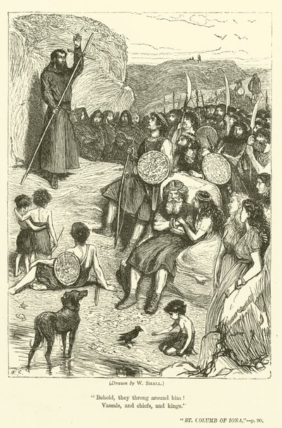 St Columb z Iona autorstwa William Small