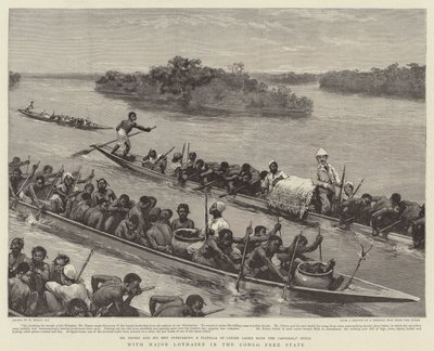 Z majorem Lothaire w Wolnym Państwie Kongo autorstwa William Small