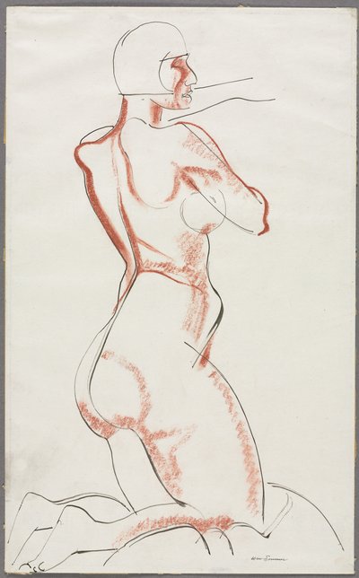 Naga postać autorstwa William Sommer