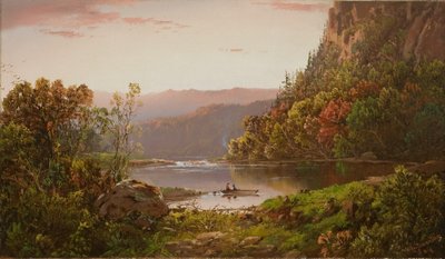 On Valley River, Wirginia, 1864 r. autorstwa William Sonntag
