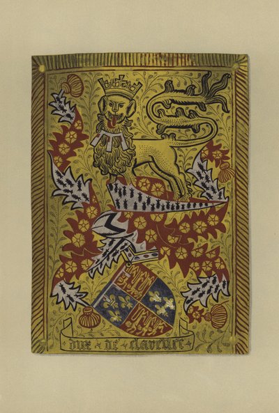 Sir George Plantagenet, hrabia Warwick i Salisbury oraz książę Clarence, 1461-1477-8 (chromolitho) autorstwa William St John Hope
