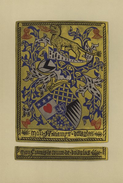 Sir James Douglas, hrabia Douglas i Avondale, 1461-1488 (chromolitho) autorstwa William St John Hope