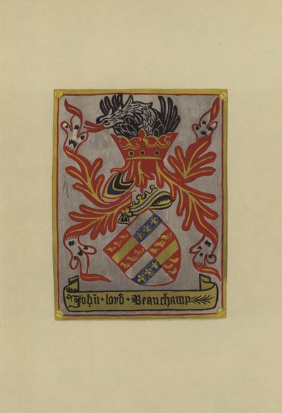 Sir John Beauchamp, lord Beauchamp Powyk, 1445-1475 (chromolitho) autorstwa William St John Hope